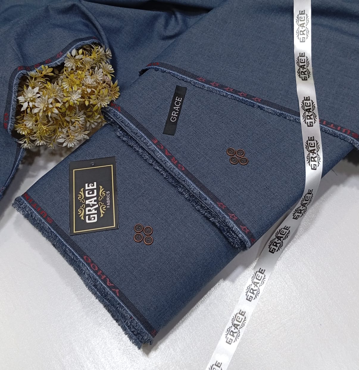 "Double Tone 3D Wool Suits - Grace Premium Collection"