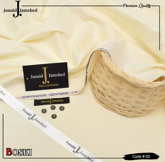 "Junaid Jamshed Wash & Wear Boski - 4 Season Fabric D - 03"