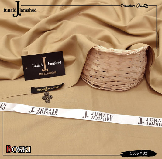 "Junaid Jamshed Wash & Wear Boski - 4 Season Fabric D - 32"